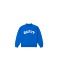 COBALT HAPPY MOCKNECK