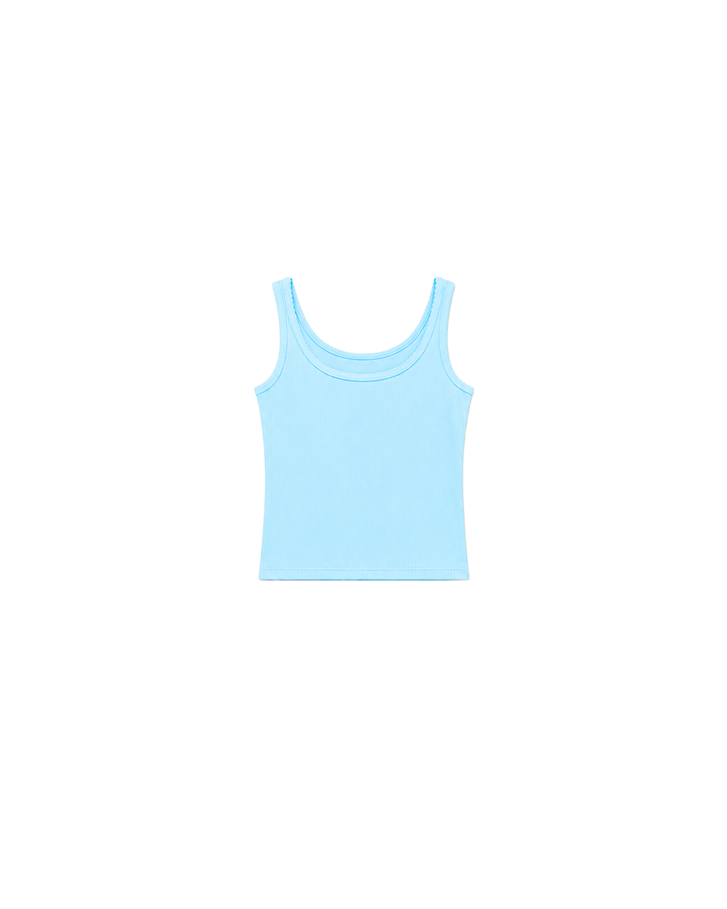 POINTELLE TANK IN FREEZE POP