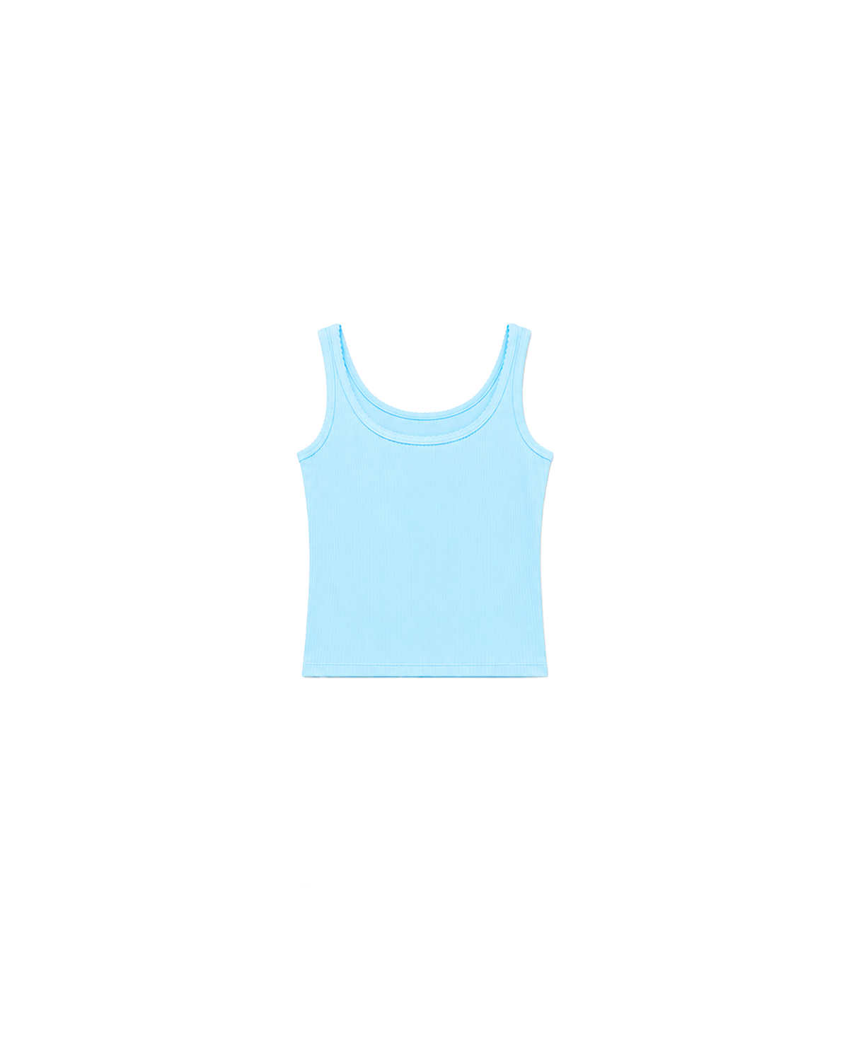 POINTELLE TANK IN FREEZE POP