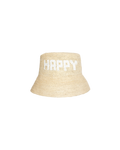 HAPPY HAT IN WHITE