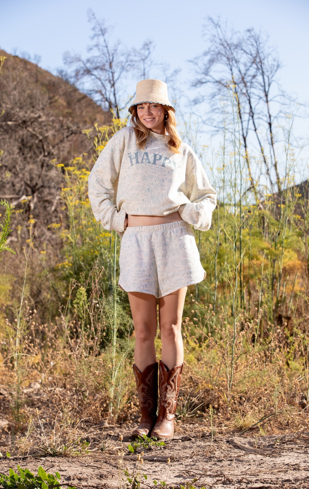TOILE SWEATSHORTS