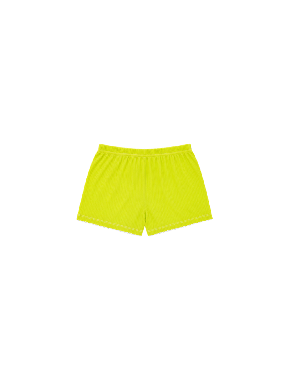 POINTELLE SHORTS IN GRANNY SMITH