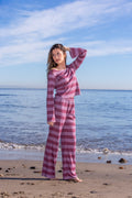 MULBERRY STRIPED SET