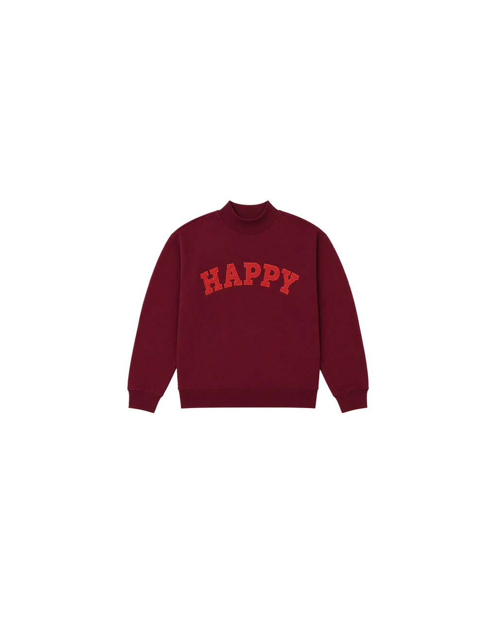 RASPBERRY HAPPY MOCKNECK