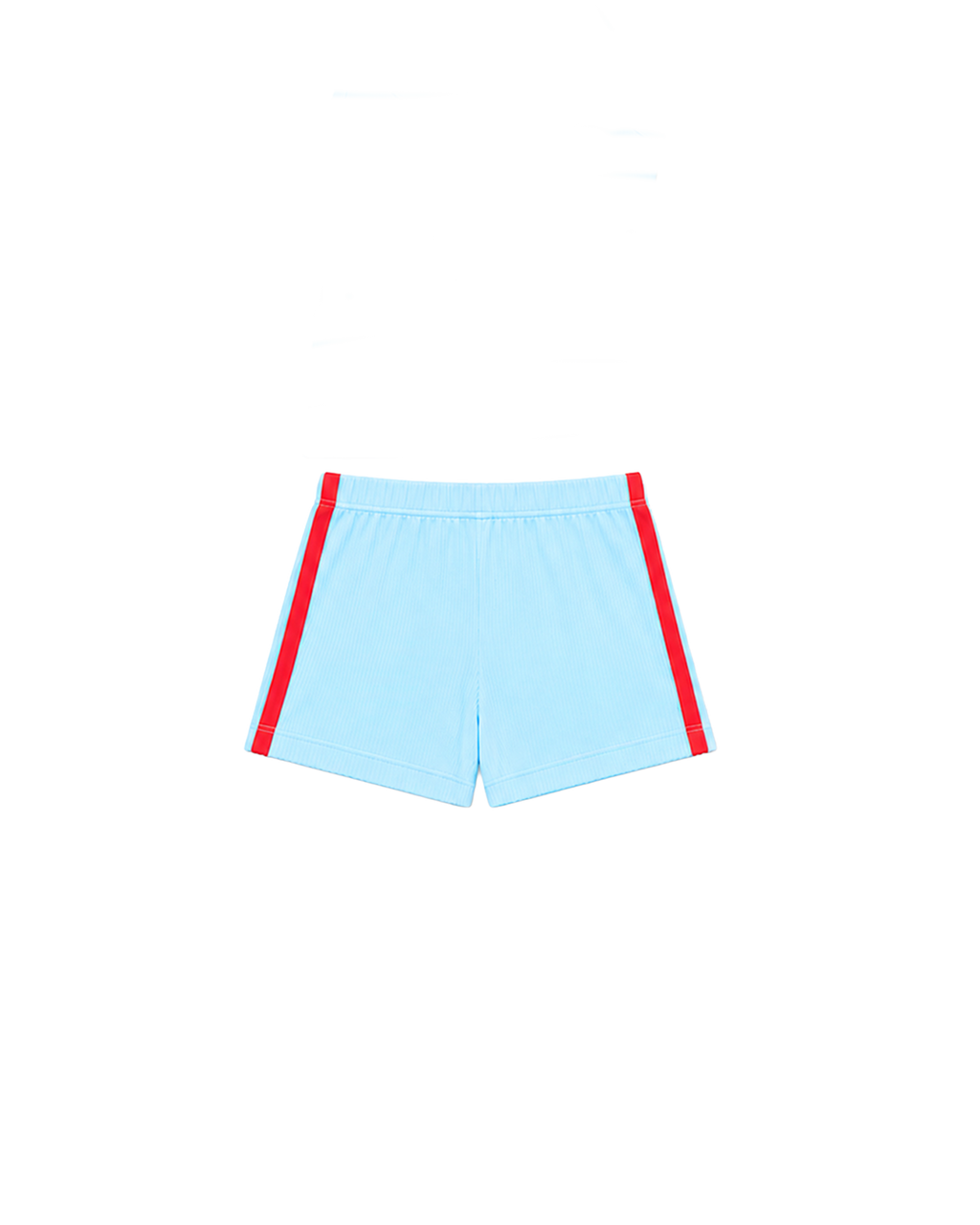 RED SPORTY STRIPE SHORTS