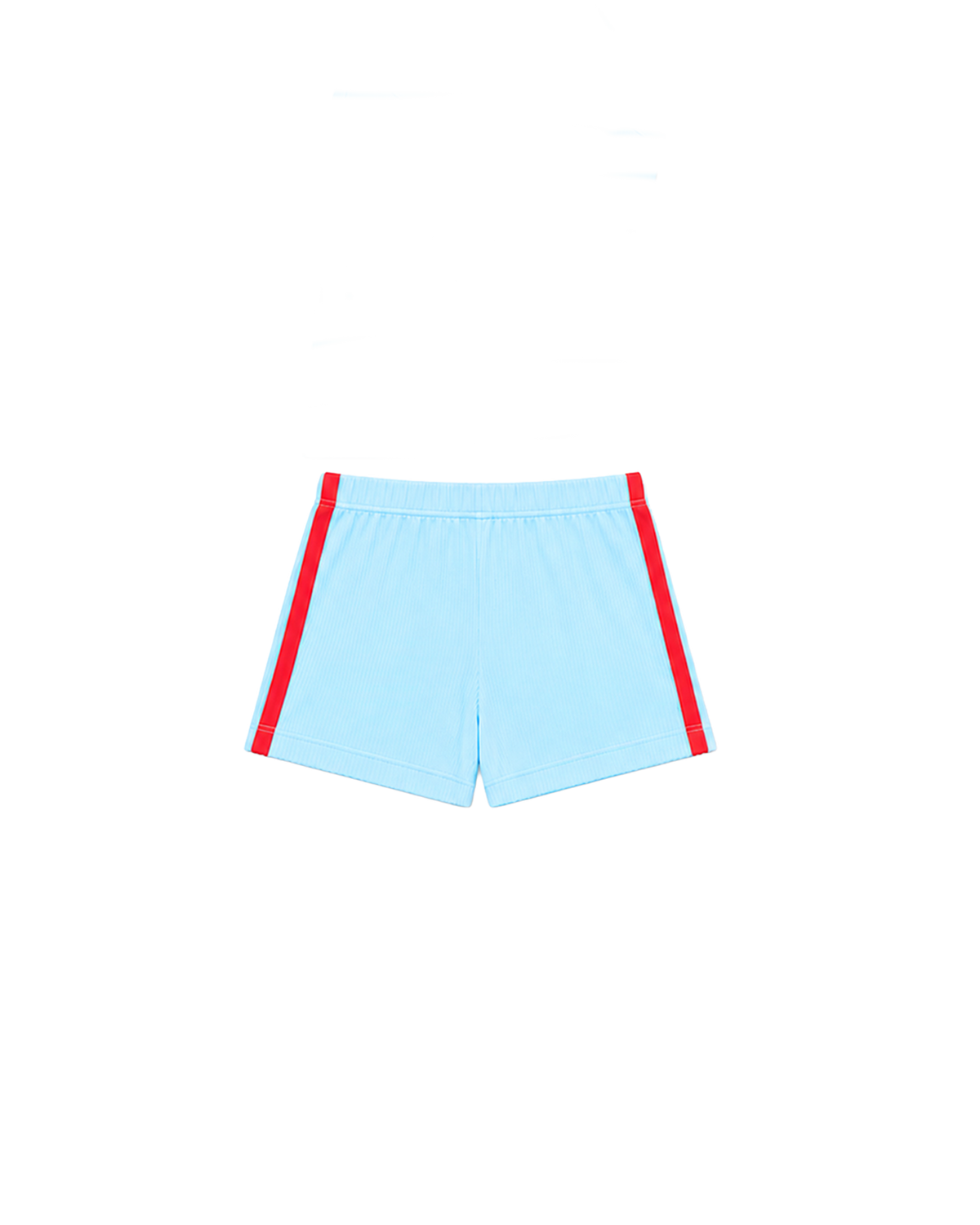 RED SPORTY STRIPE SHORTS